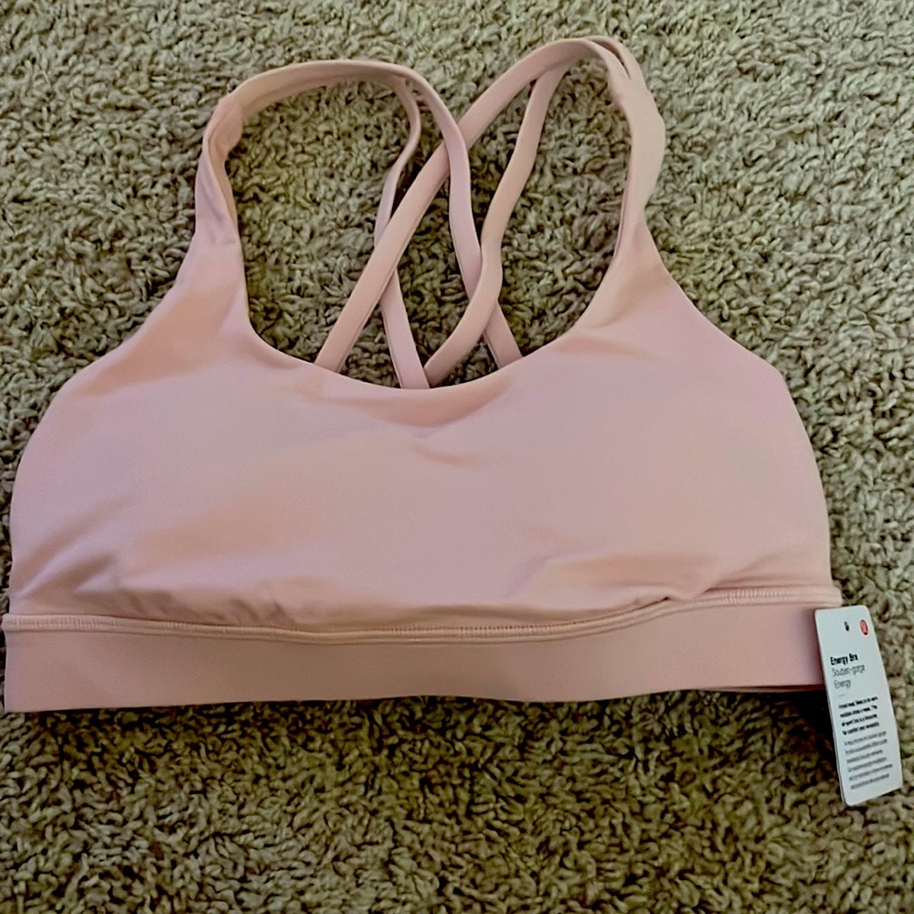 Brand New pink lululemon bra